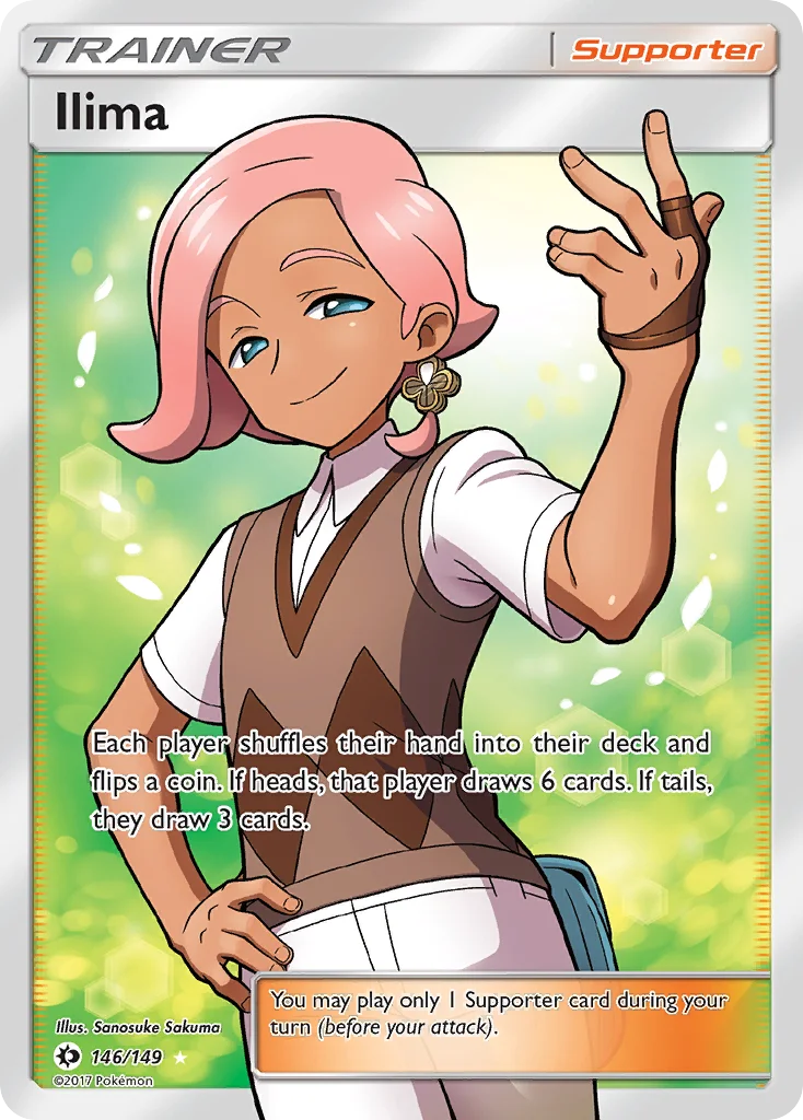 Ilima Pokemon card