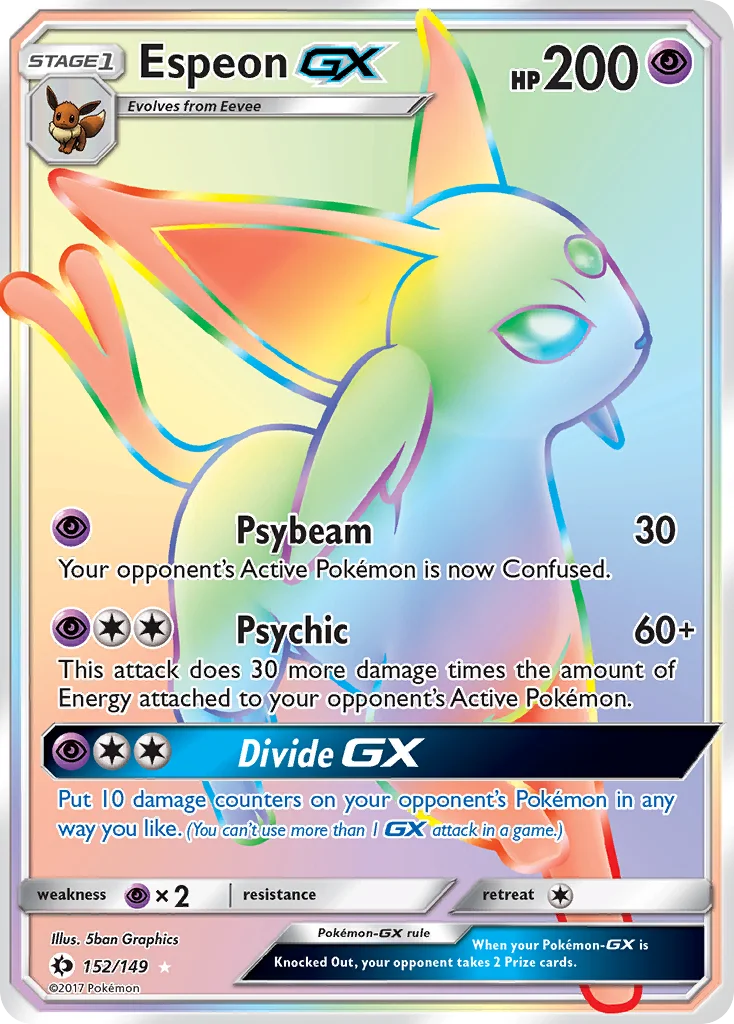 Espeon-GX Pokemon card