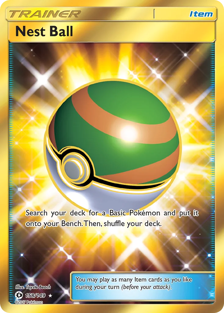 Nest Ball Pokemon card