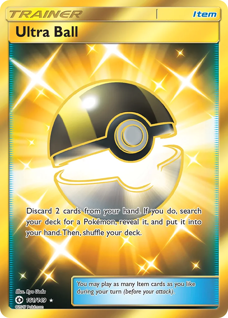 Ultra Ball Pokemon card