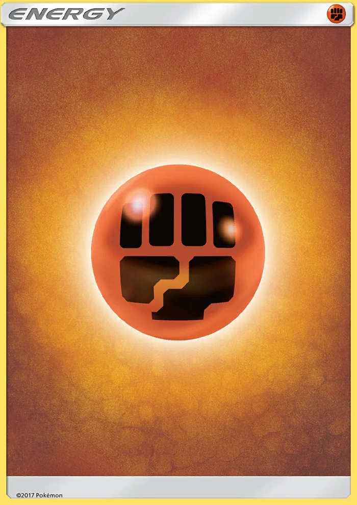 Fighting Energy Pokemon card