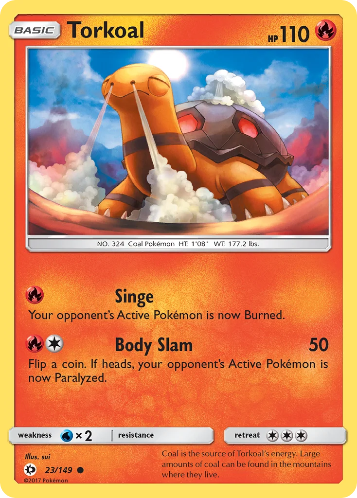 Torkoal Pokemon card