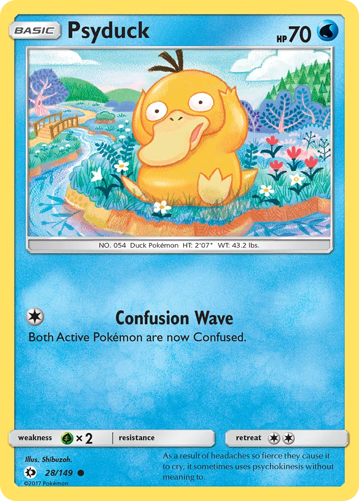 Psyduck Pokemon card