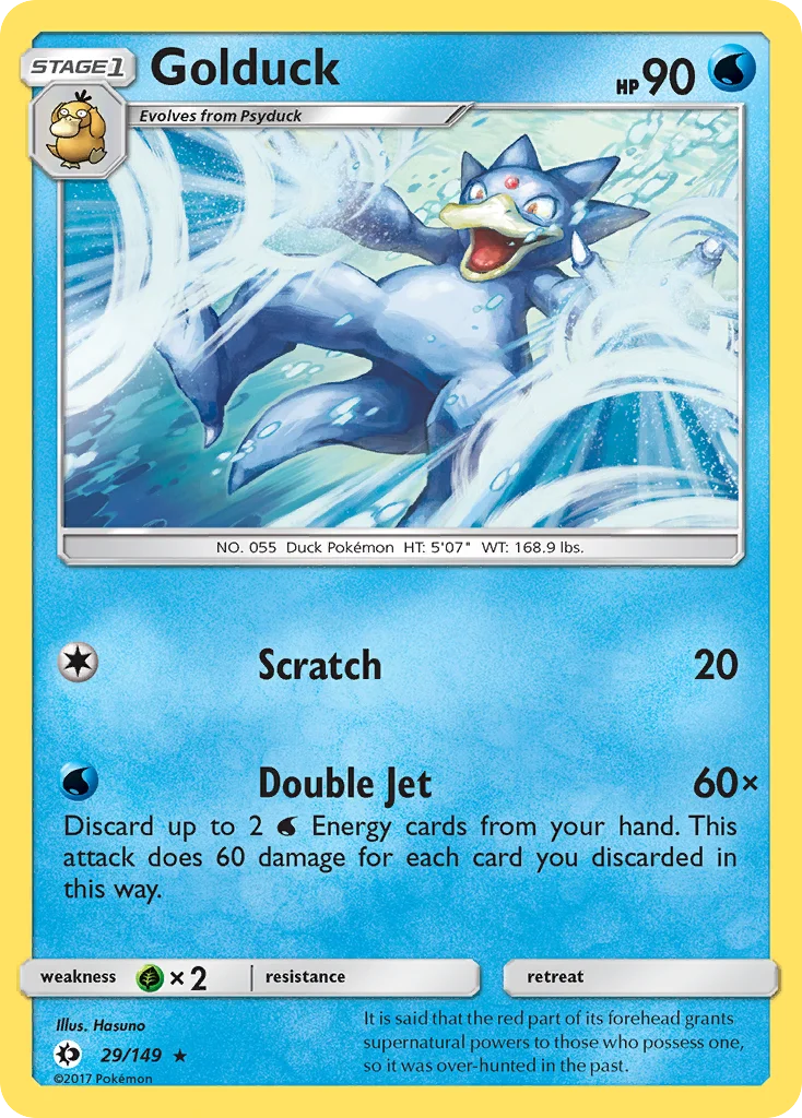 Golduck Pokemon card