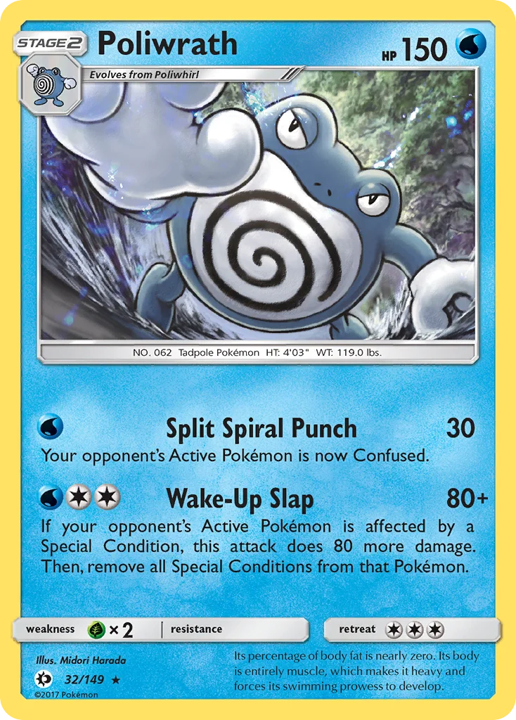 Poliwrath Pokemon card
