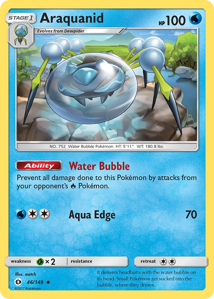 Araquanid Pokemon card