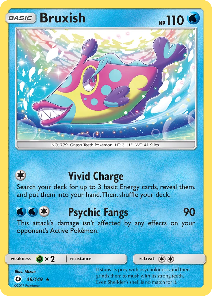 Bruxish Pokemon card