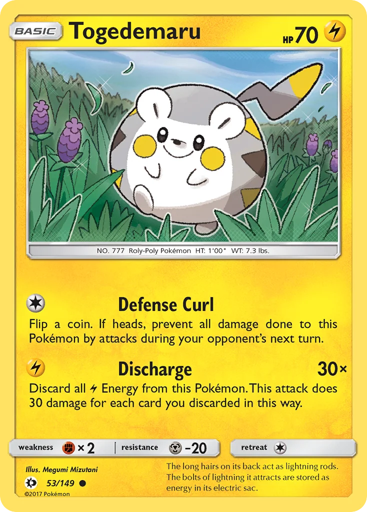 Togedemaru Pokemon card
