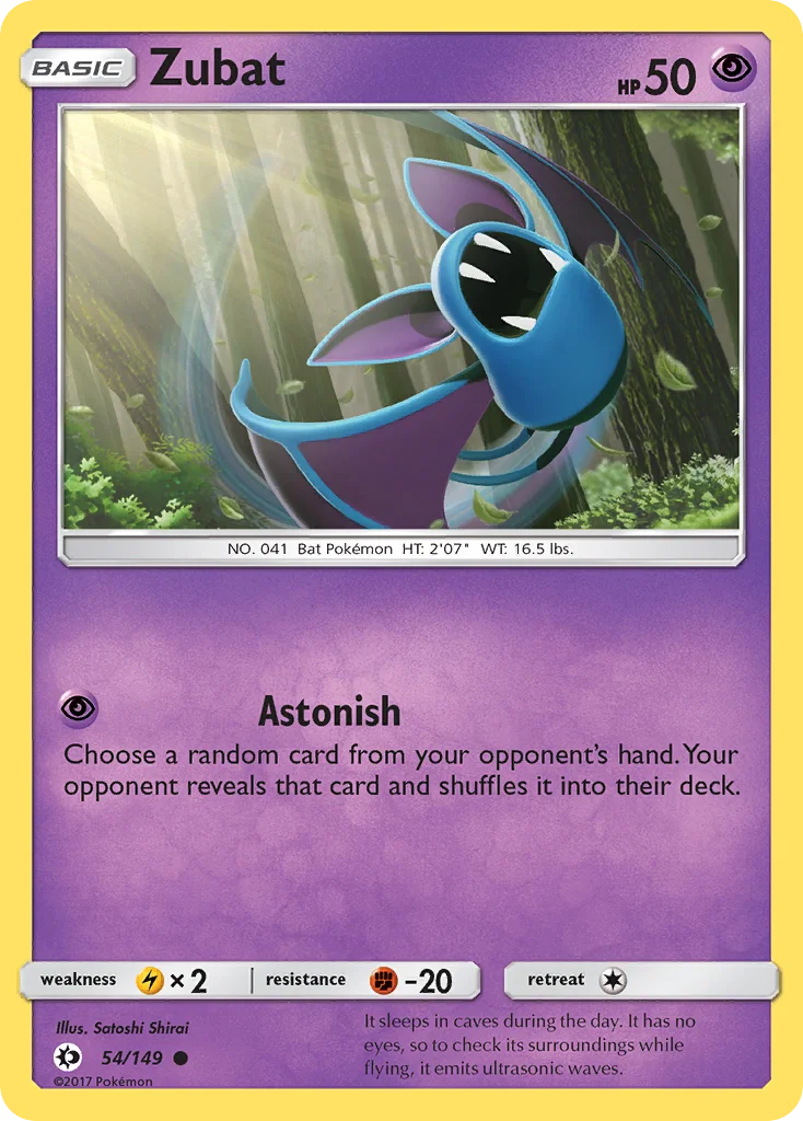 Zubat Pokemon card