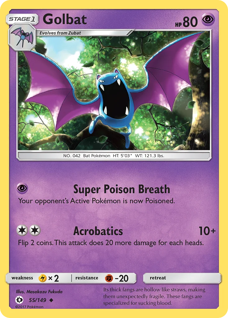Golbat Pokemon card