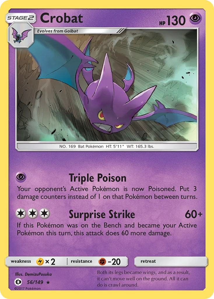 Crobat Pokemon card