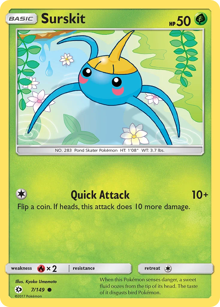 Surskit Pokemon card