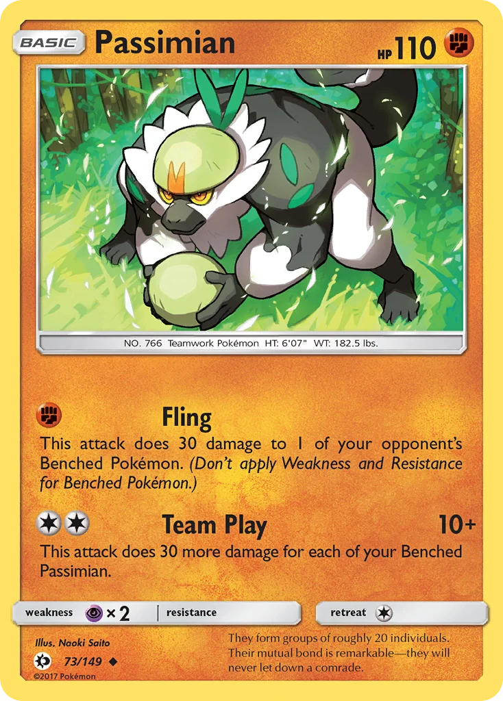 Passimian Pokemon card