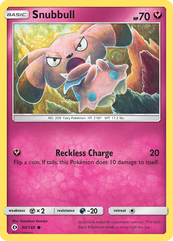 Snubbull Pokemon card