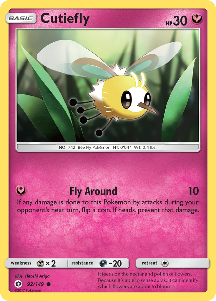 Cutiefly Pokemon card