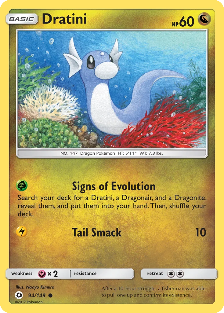 Dratini Pokemon card