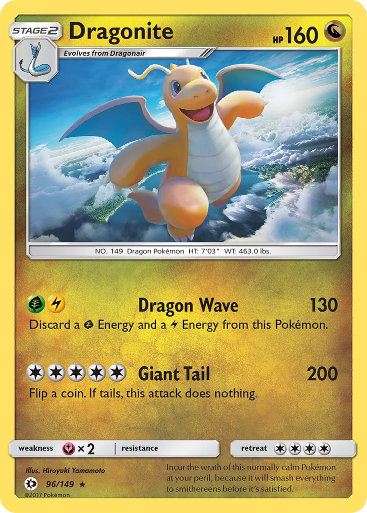 Dragonite Pokemon card