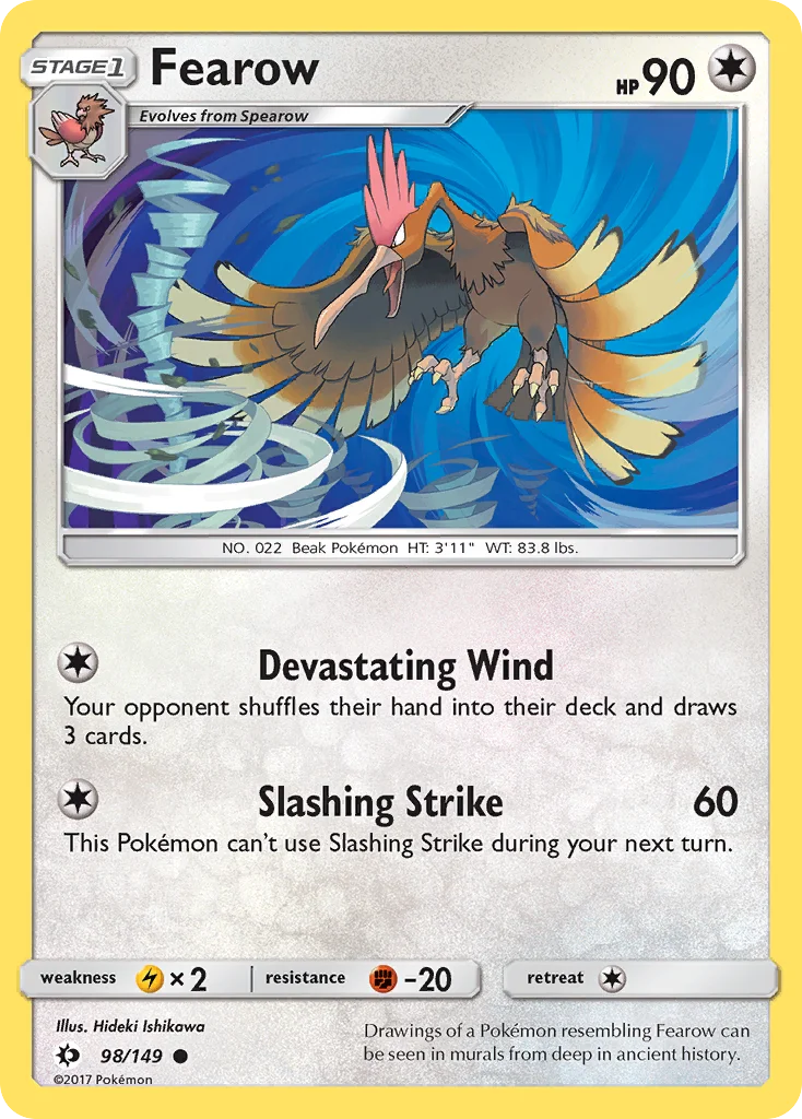 Fearow Pokemon card