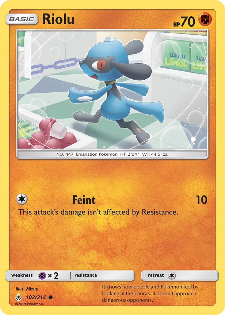 Riolu Pokemon card