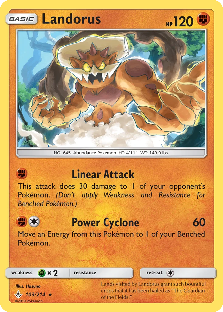 Landorus Pokemon card