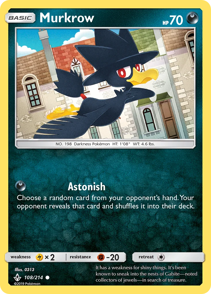 Murkrow Pokemon card