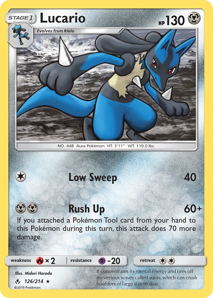Lucario Pokemon card