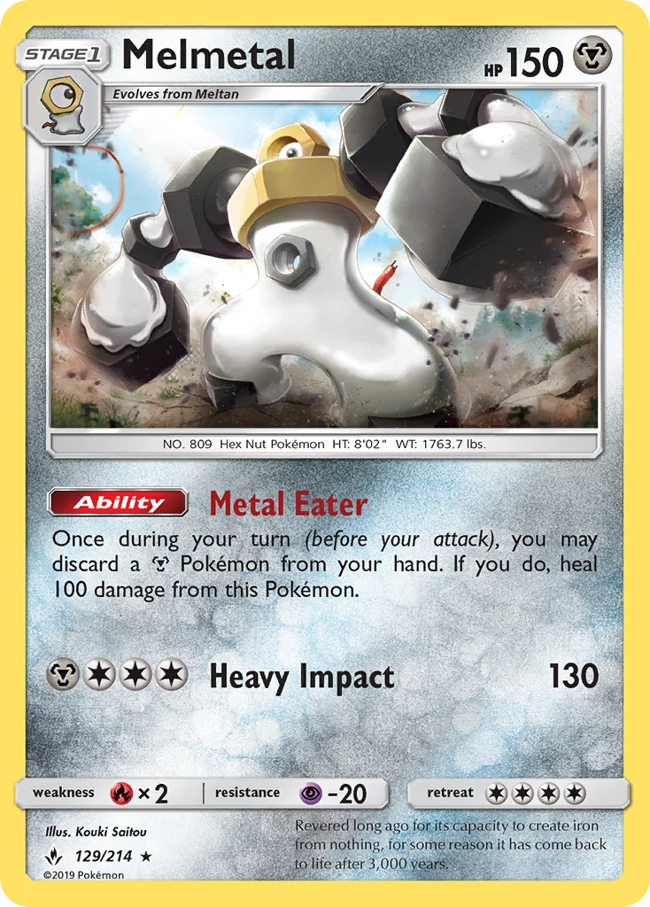 Melmetal Pokemon card