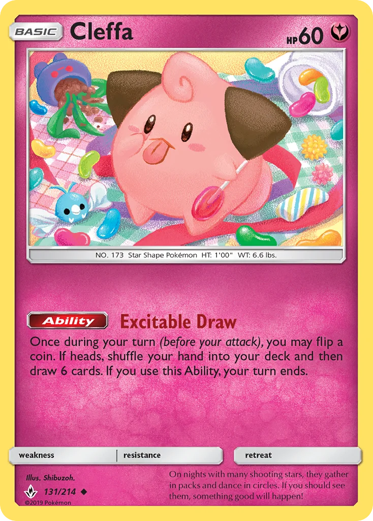 Cleffa Pokemon card