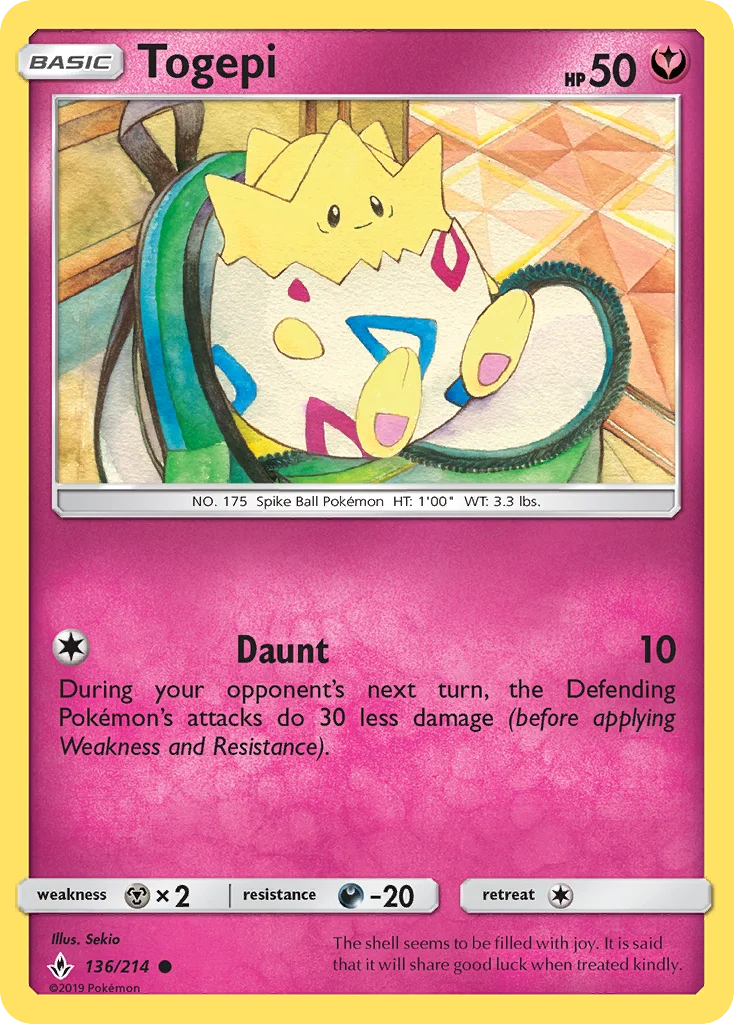Togepi Pokemon card