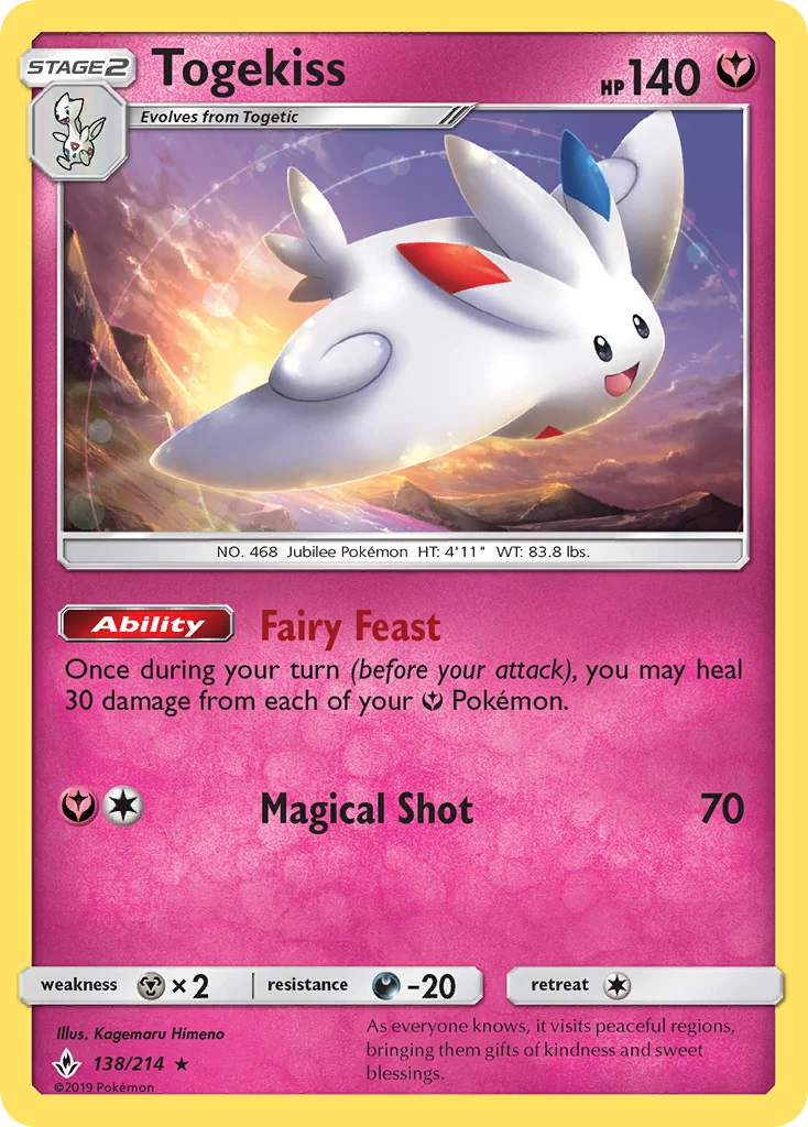 Togekiss Pokemon card