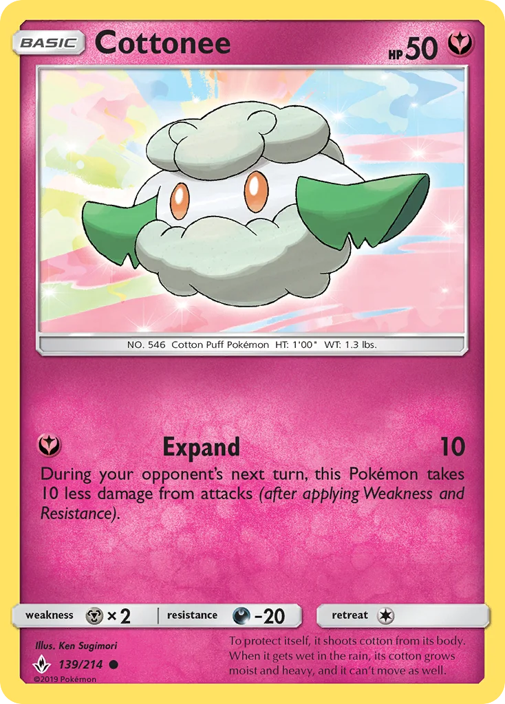 Cottonee Pokemon card