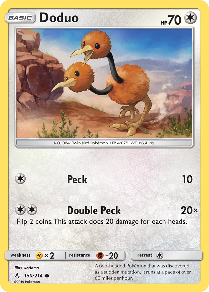Doduo Pokemon card
