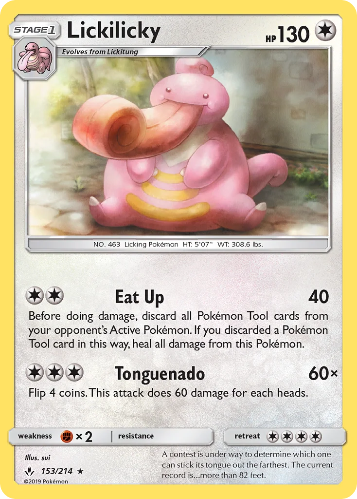 Lickilicky Pokemon card