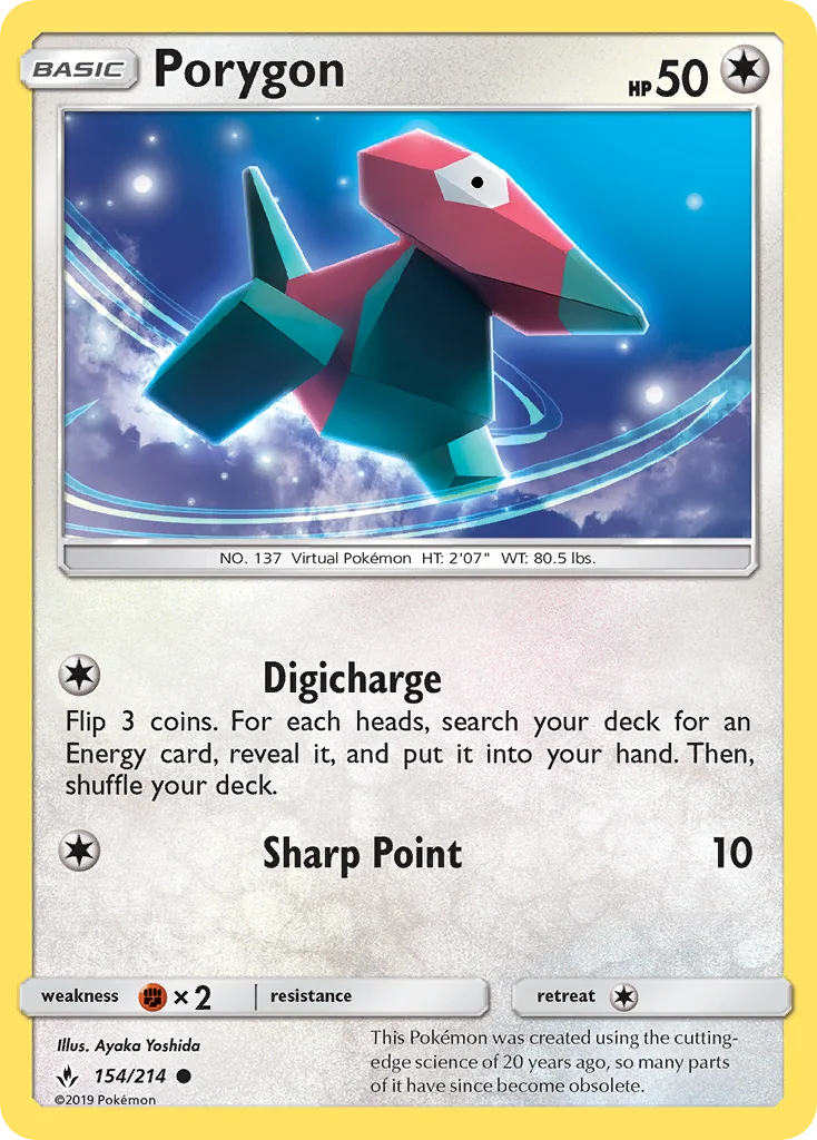 Porygon Pokemon card