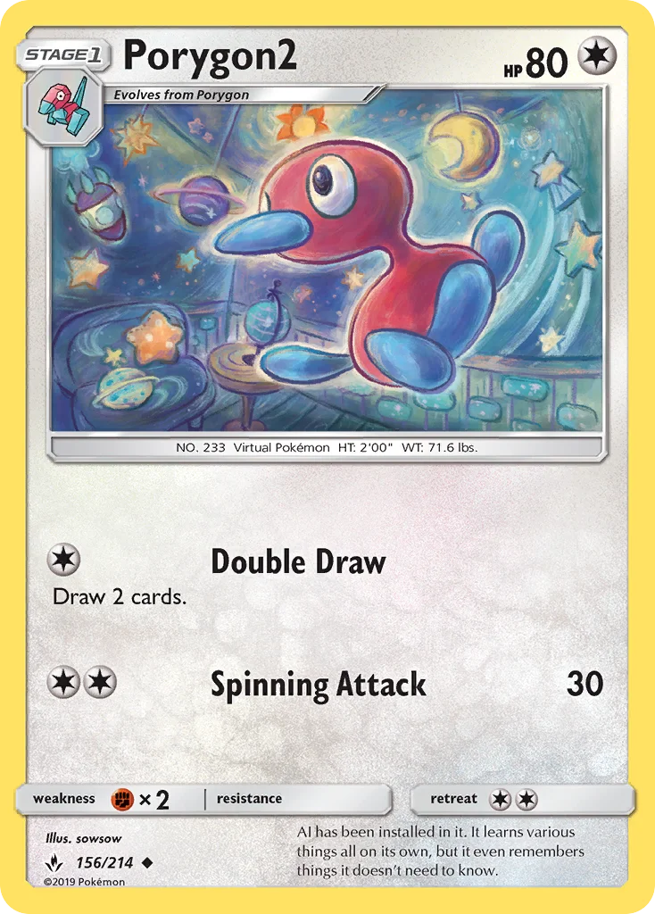 Porygon2 Pokemon card