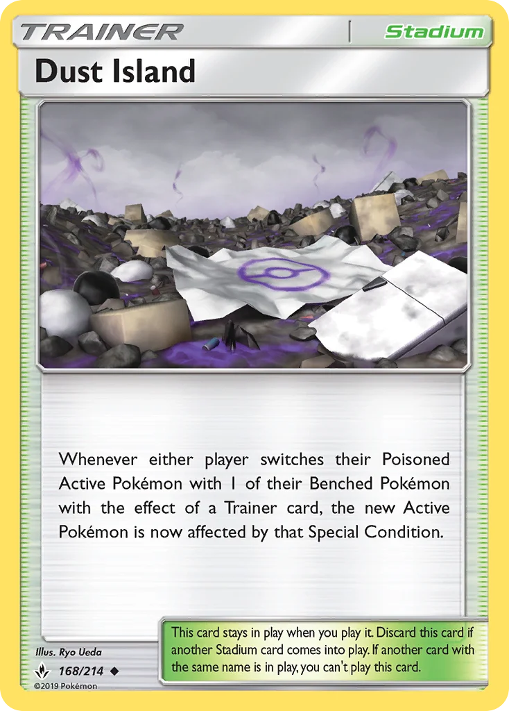 Dust Island Pokemon card