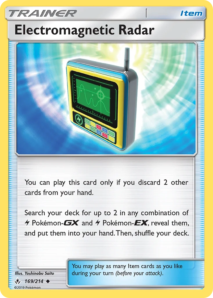 Electromagnetic Radar Pokemon card