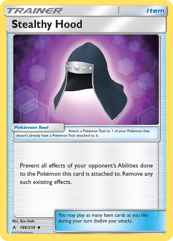 Stealthy Hood Pokemon card