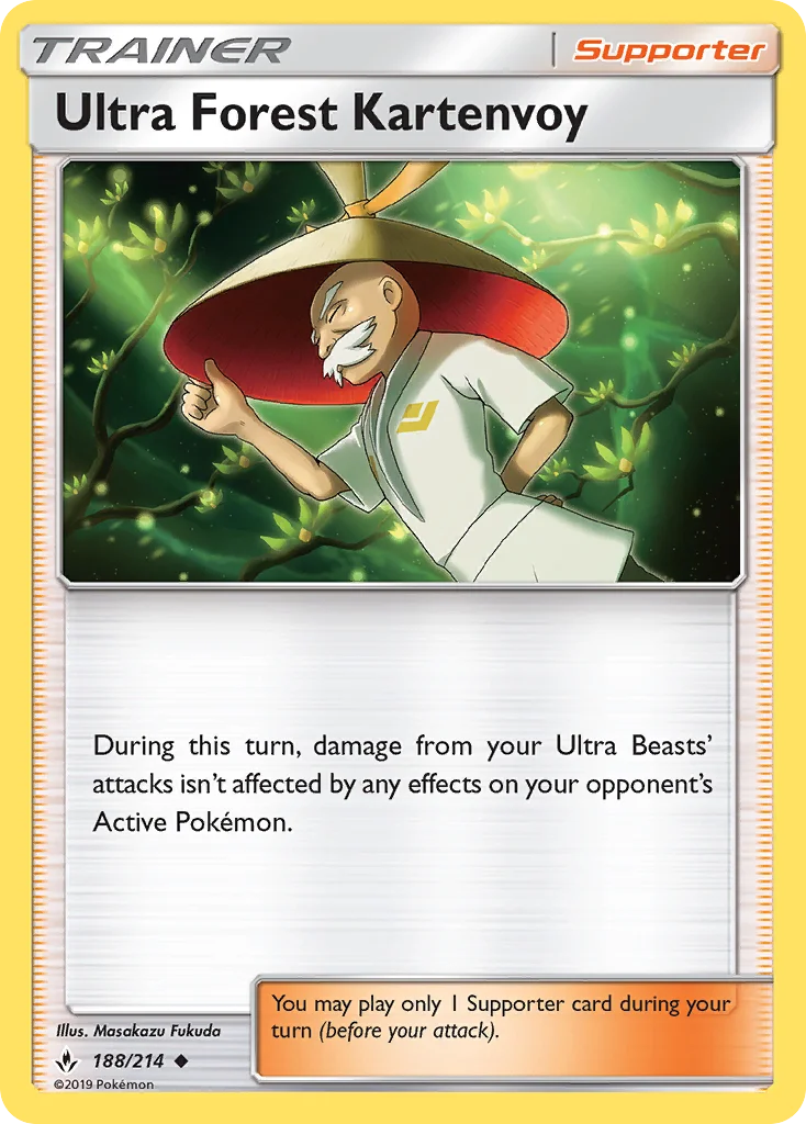 Ultra Forest Kartenvoy Pokemon card