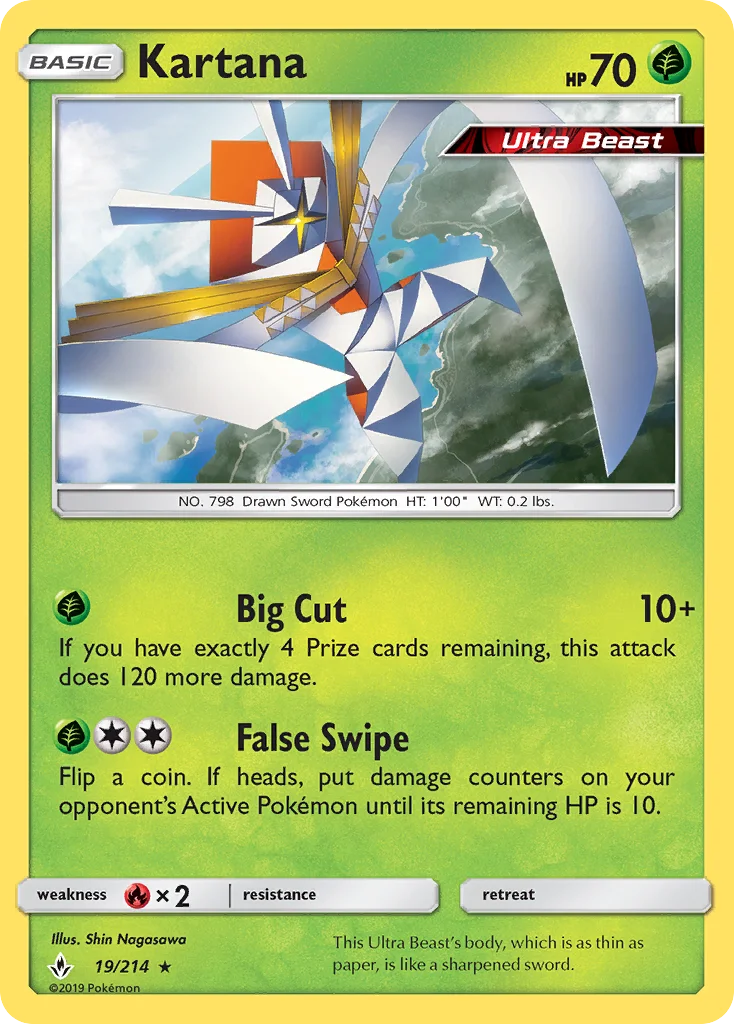 Kartana Pokemon card