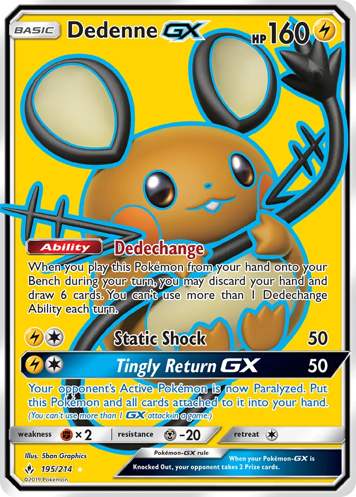 Dedenne-GX Pokemon card