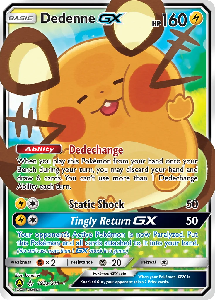 Dedenne-GX Pokemon card