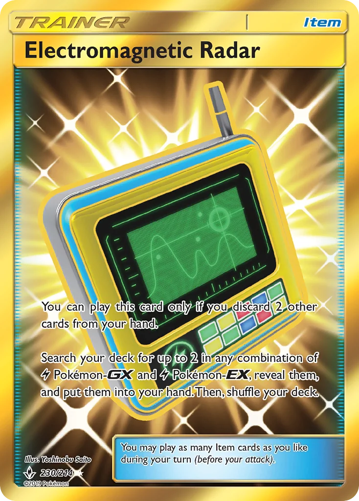 Electromagnetic Radar Pokemon card