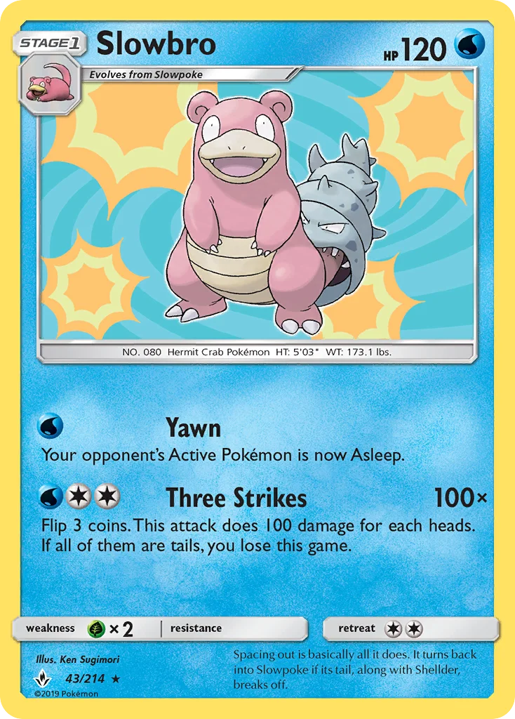 Slowbro Pokemon card