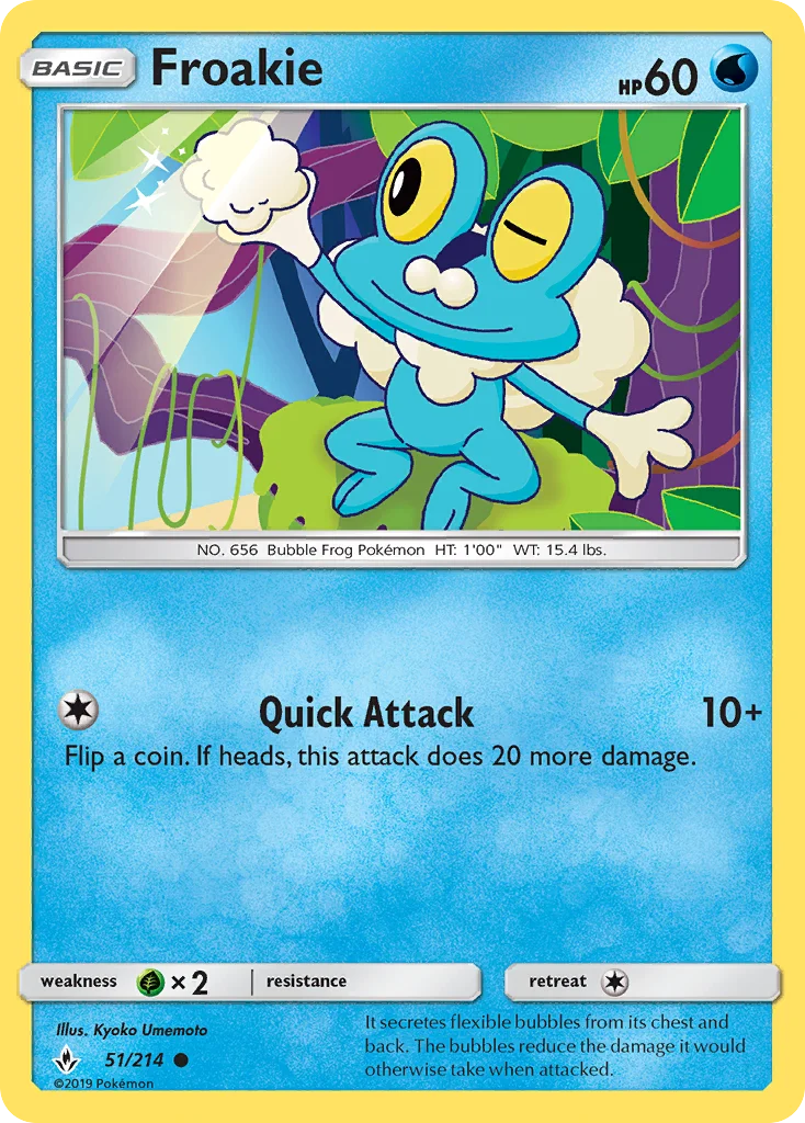 Froakie Pokemon card