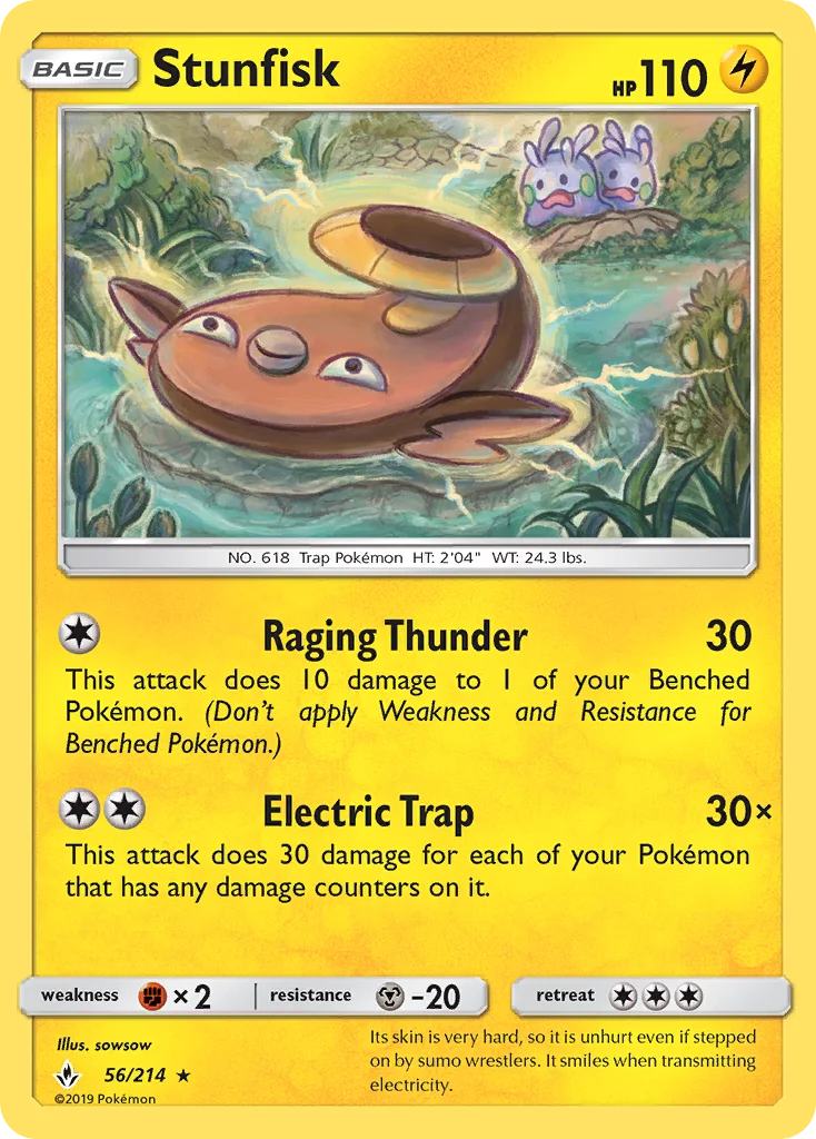Stunfisk Pokemon card