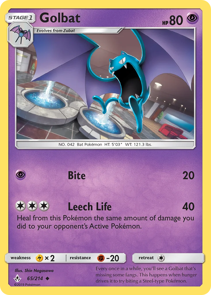 Golbat Pokemon card