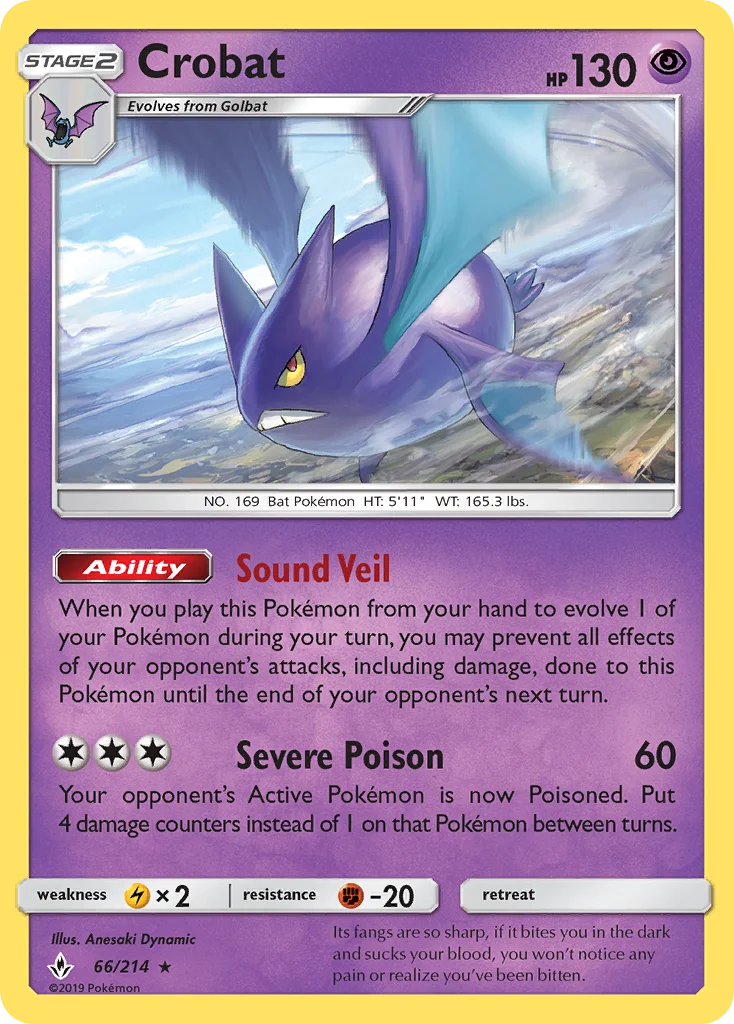 Crobat Pokemon card
