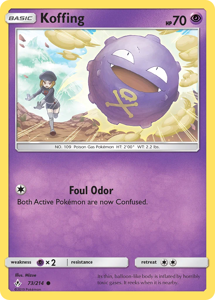 Koffing Pokemon card