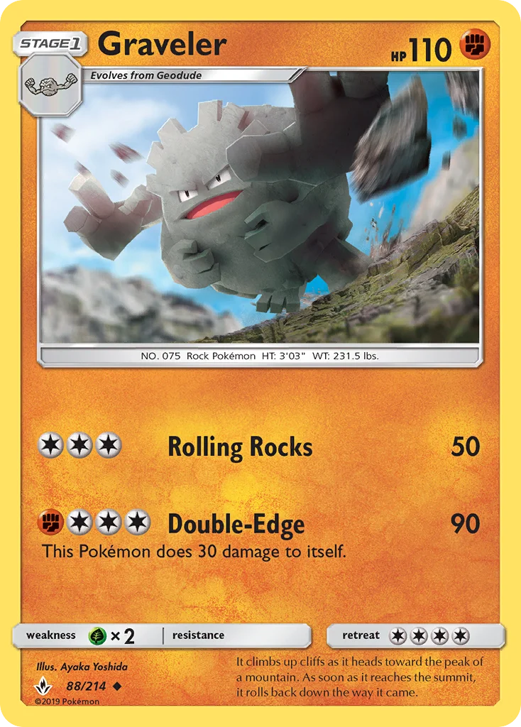 Graveler Pokemon card